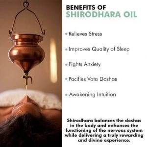be nefits shirodhara oil Arogyavedh Ayurvedic Clinic baner balewadi