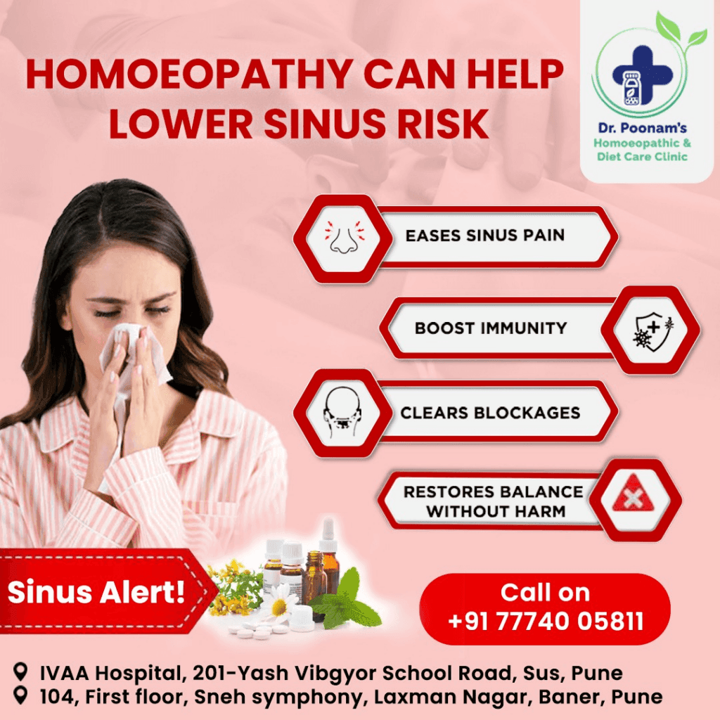Online consulation by Dr ponnam saglani , Is homeopathy effective? visit Dr poonam today , sinus pain , boost immunity 